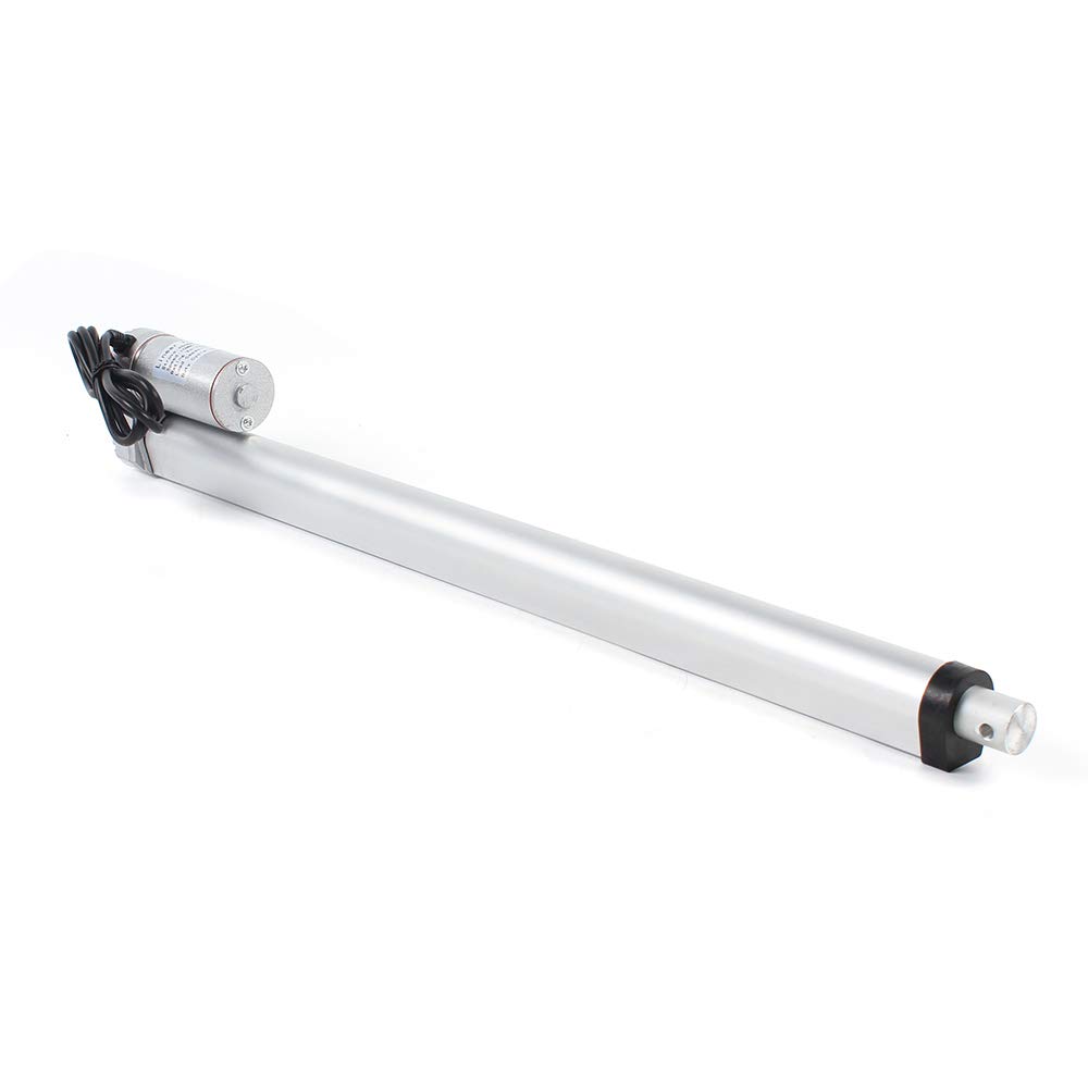 Actuator lineare 900 N DC 12 V, attuatore lineare 150 – 450 mm con telecomando < 50 dB per lavorazione meccanica, casa elettrica, ascensore, supporto per fotocamera