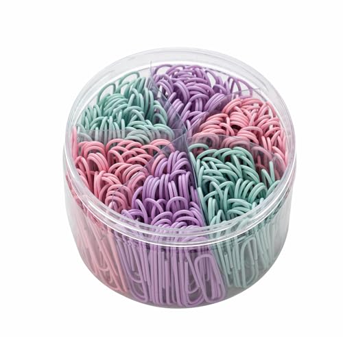 Macaron Colored Paper Clips,Pastel 2 Inches Jumbo Large,300pcs Big Cute Paper Clips for Office Supplies, Durable and Rustproof