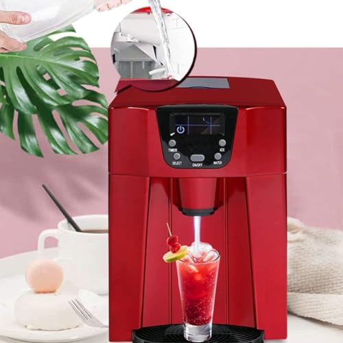 Fabricadora de hielo de acero inoxidable para encimera, mecanismo para bloques de hielo, compacta y con diseño transparente miniatura 7