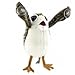 Star Wars The Last Jedi Porg on Board Figure Suction Cup Plush - White and Brown