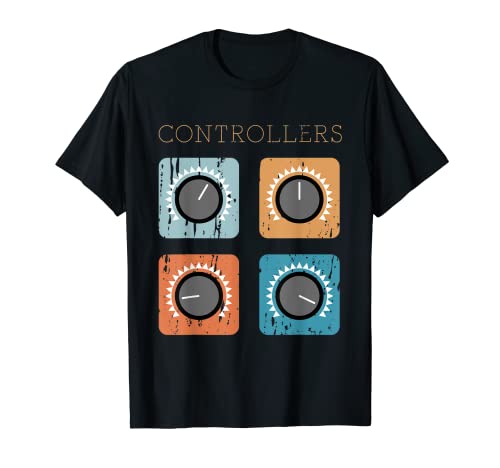 Controladores Sintetizador Modular Vintage Analógico Sintetizador Camiseta