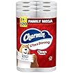Charmin Ultra Strong Clean Touch Toilet Paper, 24 Family Mega Rolls = 120 Regular Rolls