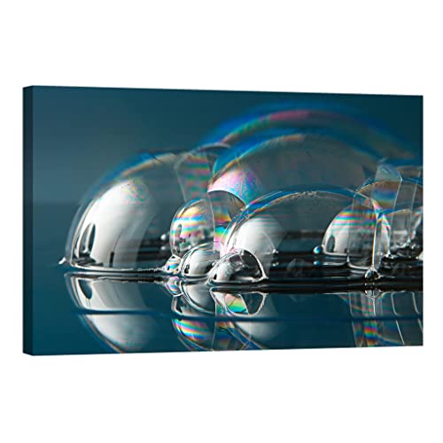 Toile Lights in the dark 80x120cm pour illuminer un mur sombre sans lampe