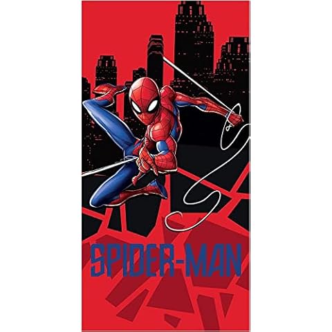 Spiderman Beach Bath Towel 100% Cotton , 140cm x 70cm Cover
