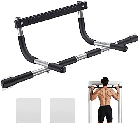 ALLY PEAKS Pull Up Bar Thickened Steel Pipe Super Heavy Duty Steel Frame Upper Workout Bar| Multi-Grip Strength for Doorway |