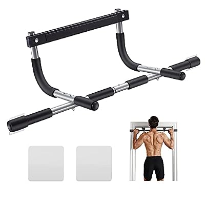 Ally Peaks Pull Up Bar for Doorway | Thickened Steel Max Limit 440 lbs Upper Body Fitness Workout Bar| Multi-Grip Strength for Doorway | Indoor Chin-Up Bar Fitness Trainer for Home Gym Portable - product image 1