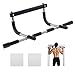 ALLY PEAKS Pull Up Bar Thickened Steel Pipe Super Heavy Duty Steel Frame Upper Workout Bar | Multi-Grip Strength for Doorway | Indoor Chin-Up Bar Fitness Trainer for Home Gym Portable (silver2)