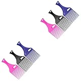 Peigne fourchette à cheveux : peignez vos cheveux et massez votre cuir chevelu.