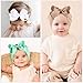 OAOLEER 24PCS Baby Girls Bows Headbands, Nylon Hairbands Ribbon Bow Elastic Hair Accessories for Newborns Infants Toddlers and Kids (Baby Headbands)