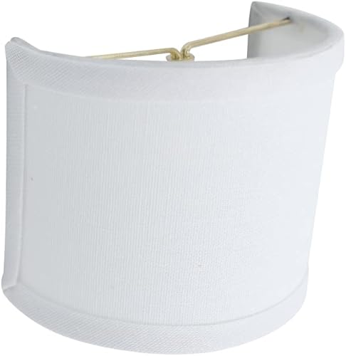 Miniatura 9 de Pantalla de lámpara de pared de medio barril de 4.5 pulgadas (lino beige)