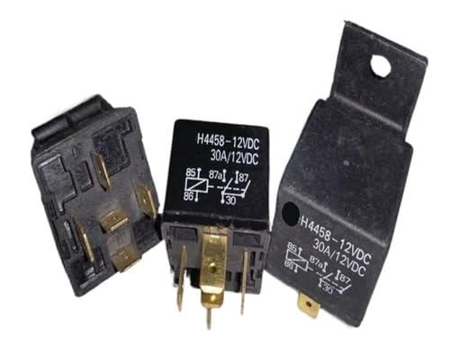 Relé electromagnético H4458-12VDC con 5 pines para circuitos de 30A 2