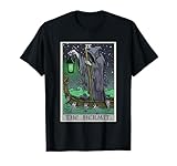 The Hermit Tarot Card Gothic Halloween Grim Reaper Goth Gift T-Shirt