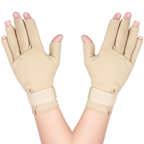 Thermoskin Arthritis Gloves, Beige, Medium