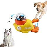 Duck Treat Dispenser for Dogs to Train Problem-Solving Skills,Dog Slow Feeder Puzzle Toy Prevents Bloating, Interactive Treat Dispensing Toy for Small Cats,Dogs,Other Pets