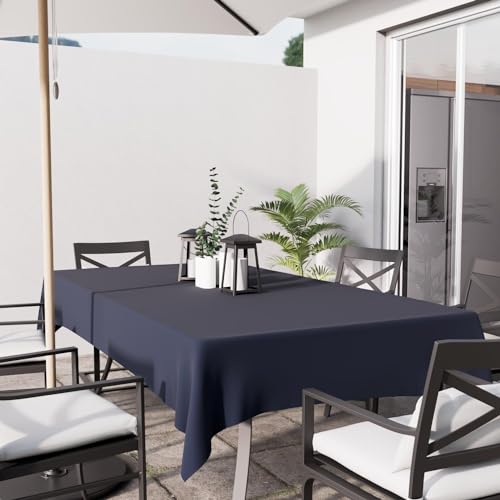 Soleil d'ocre Tovaglia Antimacchia, Blu Marino, 140 x 240 cm - immagine 3