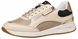 Geox Women's D Bulmya B Trainers, Papyrus Black, 7