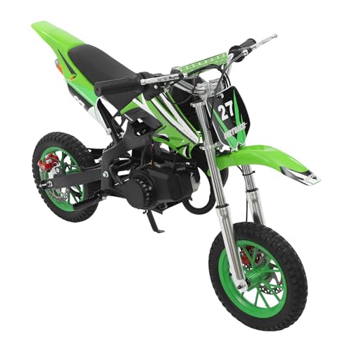 49cc Kinder Dirt Bike,Jugend Crossbike Pocket Cross,8 Zoll 2-Takt Motorrad Motorbike,Hand-Zug-Start-Methode,Scheibenbremsen,Bis 50 km/h, Max 80kg, Motorsport Pocket Crossbike (Grün-1) 49cc Kinder Dirt Bike,Jugend Crossbike Pocket Cross,8 Zoll 2-Takt Motorrad Motorbike,Hand-Zug-Start-Methode,Scheibenbremsen,Bis 50 km/h, Max 80kg, Motorsport Pocket Crossbike (Grün-1)
