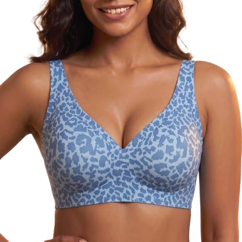 Image of JellyLift Seamless Wireless Jelly Bra for Women | No Underwire, Deep V Invisible T-Shirt Bra | 360 Jelly Support, Adjustable Straps | S-3XL