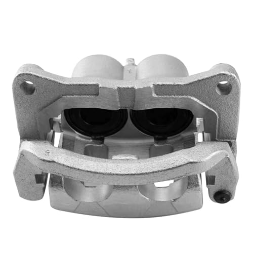 Image of Detroit Axle - 2pc Front Brake Calipers for 2017-2022 Ford Edge Lincoln MKX | Continental, Disc Brake Calipers with Brackets 2018 2019 2020 2021 Replacement