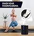 GENIANI Cool Mist Air Humidifiers for Bedroom, Plants, and Large Rooms - Quiet Humidifiers for Baby Room with Auto Shut Off & Night Light (3.9L, Black)