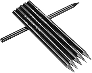6Pcs Professional Woodless Graphite Pencil Woodless Graphite Sticks Sketching Graphite Pencils for Artists Assorted HB 2B 4B 6B 8B EE Pencil Set for Sketching Drawing Shading Charcoal Art Pencils