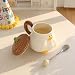 Imagen de TLDBATICE Linda taza de café de pato de dibujos animados en 3D con tapa