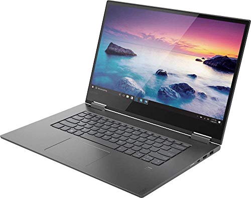 Image of 2019 Lenovo Yoga 730 2-in-1 15.6 inchFHD IPS Touchscreen Laptop, Intel Quad-Core i5-8250U Upto 3.4GHz, 12GB RAM, 256GB SSD, Backlit Keyboard, Fingerprint Reader, HDMI, WiFi, Windows 10, Iron Gray