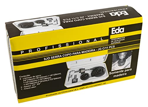 EDA Serras Copo Com 11 Peças 9Jo Preto