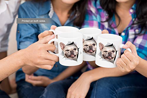 Winking French Bulldog Mug - Ceramic Funny Coffee Mug - Cute Novelty Coffee Mug Present - Great Birthday Or Christmas Surprise For Friend Or Coworker, Men And Women (11Oz) #TOP4