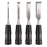 Olympia Tools 30-184 4Pc Wood Chisel Long Pattern Set