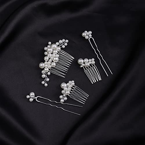 YERTTER Bohemian Vintage Pearl Hair Accessory Set #TOP26
