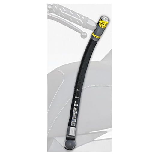 CLM 5727762 Antirrobo de Manillar Chic con Soporte Fix para Kymco Super Dink 125-300 Cc 2009-2017