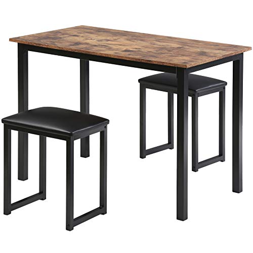 Set Tavolo Da Pranzo Quadrato, Combinazione Tavolo E Sedia, Tavolo Da Pranzo Con 4 Sedie, Tavolo Da Conferenza E Quattro Sedie Set, Moderno Set Da Cucina, Adatto Per Cucina, Soggiorno, Sala Da