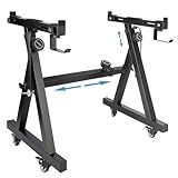 Keyboard Stand Piano w/ Wheels Duty Piano Stand Z Style Adjustable Keyboard Stand Keyboard Holder Piano Keyboard Stand - Sturdy Rolling Musical Keyboard Stand Fits 54, 61 And 88 Keys Electric Keyboards Digital Pianos