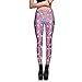 Produktbild LFEU Einhorn Party Serie Leggings Frauen Bunte Print Sexy Yoga Sport Leggings Lässige Workout Fitness Hosen