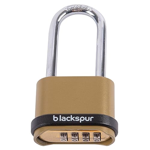 Blackspur BB-PD202 Long Shackle Padlock, Multi, 15.19 x 7.8 x 2.79 cm