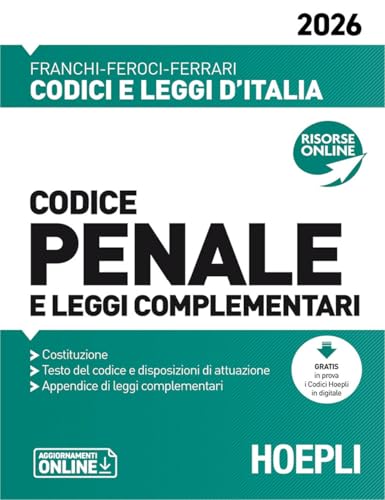  Codice penale e leggi complementari 2026. Nuova ediz.