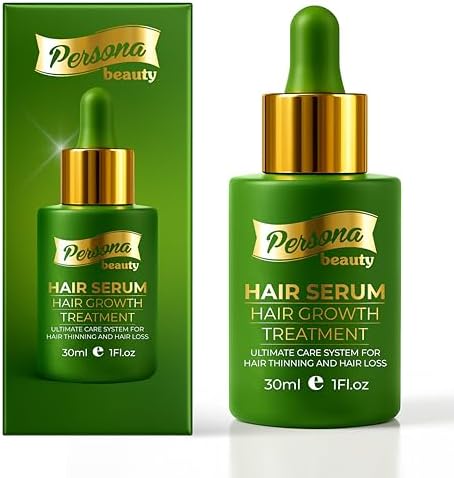 Hair Growth Serum – Advanced Biotin with Caffeine, Peptides, Botanical Extract for Thicker, Fuller, Longer Hair, Reduces Hair Thinning, Hair Regrowth Tonic, Hair Loss Treatment for Men & Women, 30ml