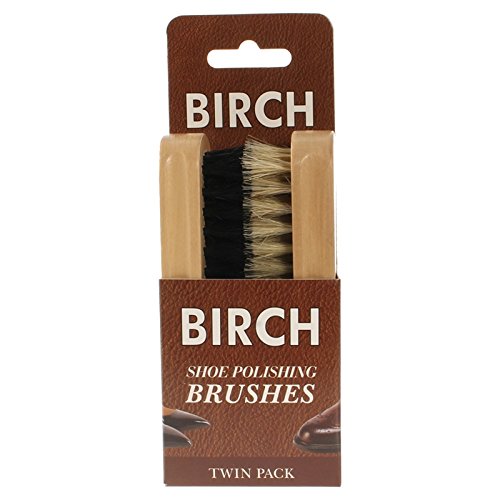 Image of BIRCH TWIN PACK SHOE BRUSH MEDIUM SIZE