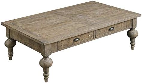 Wallace & Bay Haynes Coffee Table, 52 inch, Gray