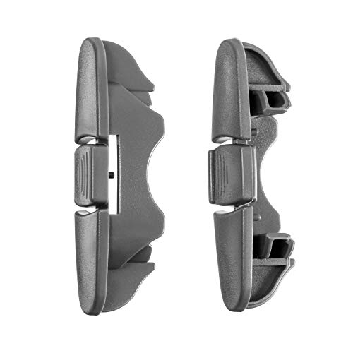 Hotop 2 Packs W10508950 Stop Track Dishwasher Dishrack Slide Rail Stop Replace for W10508950, 8562015, W10199682