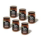 Löwenanteil - 100% Bio-Paprika Hähnchen - 6 x 570g Glas - Proteinreiches Bio-Fertiggericht mit Hühnchen, Paprika, Kichererbsen & weiteren Bio-Zutaten - Ohne Zuckerzusatz & Glutenfrei