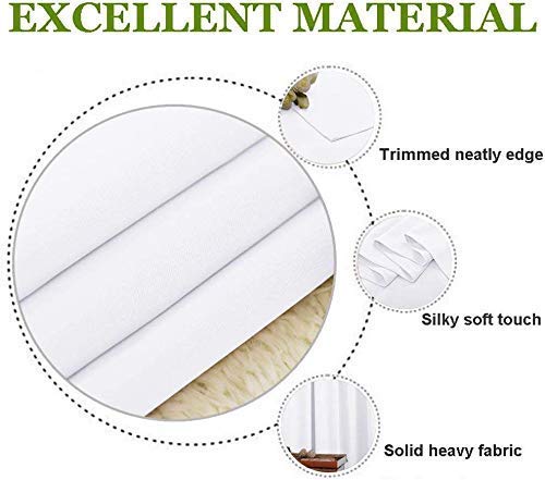 Magic Drapes Window Treatment Valance 100% Polyester Solid Light Blocking Energy Efficient Tab Top For Living Room, Bedroom, Kitchen, Bathroom, Kids Room, Office (Silver, 2 Valances, 52X18) #TOP4