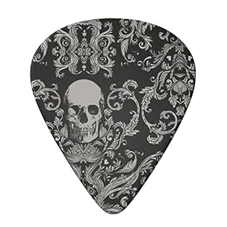 FUCVNPZ Lot de 6 médiators en celluloïd pour guitare acoustique, électrique, basse ou ukulélé Noir - Les Beatles, Paul McCartney, John Lennon, RIngo Starr, George Harrison FUCVNPZ Lot de 6 médiators en celluloïd pour guitare acoustique, électrique, basse ou ukulélé Noir – Image 3