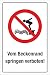 Produktbild WERBEPUNKT. Schild Vom Beckenrand springen verboten Schwimmbad Freibad 3 mm Alu-Verbund 300 x 200 mm