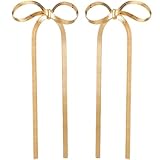Beaupretty Pendientes De Pendientes De Lazo Colgantes Joyas De Lazo Para Mujer Llamativos Para San Valentín Fiesta Obsequio
