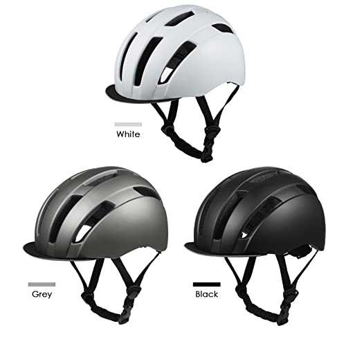 Casco de bicicleta transpirable burko con visera desmontable protectora 2