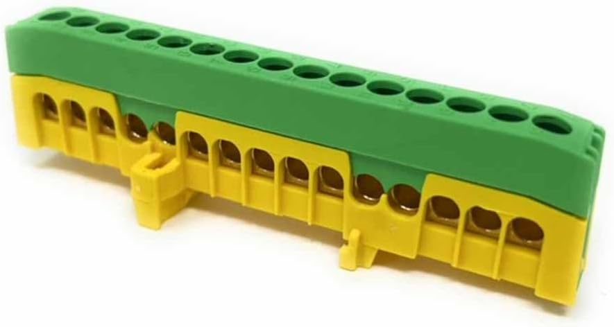 Uxcell Erdungsschiene – 3 Stück, 5 Positionen, 50x8x13 Mm, Klemmblock Aus Messing