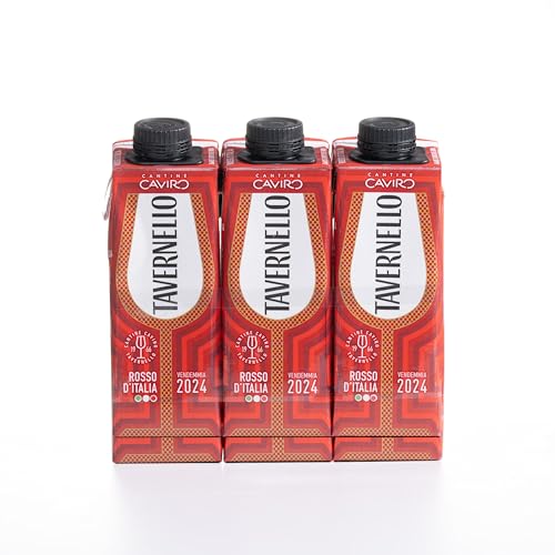 Tavernello Vino Rosso d'Italia, 3 x 250ml