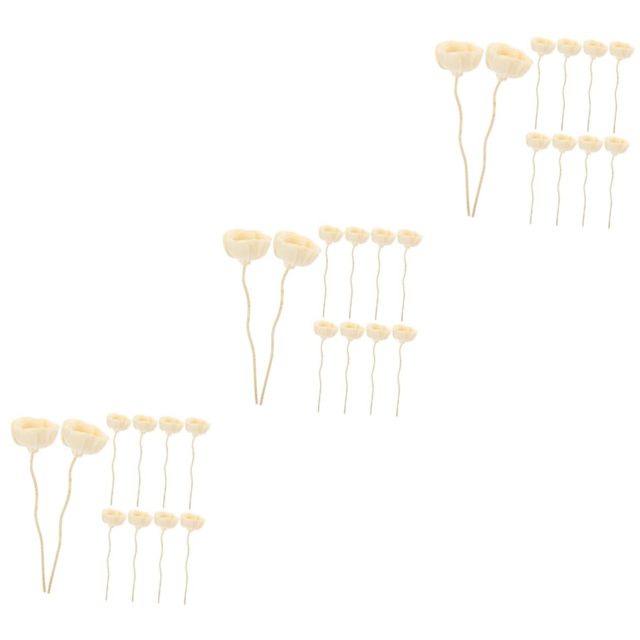 Alipis 30pezzi Bastoni Aromatici Per Diffusore Ricariche Per Oli Essenziali Con Design Floreale Per Spa e Decorazione Interna